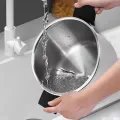 Stainless Steel Pressure Cooker Heavy Duty Fast Cooking Pot with Safety Lock Lid | Multipurpose Pressure Cooker for Rice, Chicken, Meat, Dal, Beans & Vegetables | Durable Kitchen Cookware for Gas Stove. 