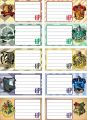 HARRY POTTER PACK OF 10 NAME LABELS STICKERS. 