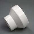 Abs Duct Reducer High-Performance 6 To 4 Inch Lightweight Duct Increaser White Air Duct Adapter for Hvac Systems Dryer Vent. 