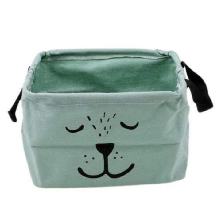 Folding Laundry Basket With Lid Toy Storage Baskets Bin For Kids Dog Toys Clothes Organizer Cute Animal 2021