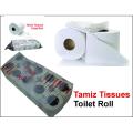 Pack of 10 Tamiz tissue roll white (75gm). 