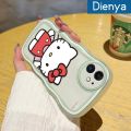 dienya For Huawei Mate 30 Pro Case Cartoon Hello Kitty Pattern Colorful Lovely Cream Wave Border Soft Clear Shockproof Phone Cases Creative Camera Transparent Casing Simple Silicone Protective Cover. 
