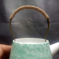 Xieniro Kettle Handle Wear-Resistant Iron Water Jug Handle with Hemp Rope. 