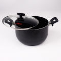 CHEF Non Stick Heavy Guage Casserole/Degchi/Cooking Pot - 22 cm. 