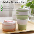 350ml Travel Mug Hot Folding Silicone Cup Portable Silicone Telescopic Drinking Collapsible Coffee Cup Multi-function Foldable Silica Mug Travel. 