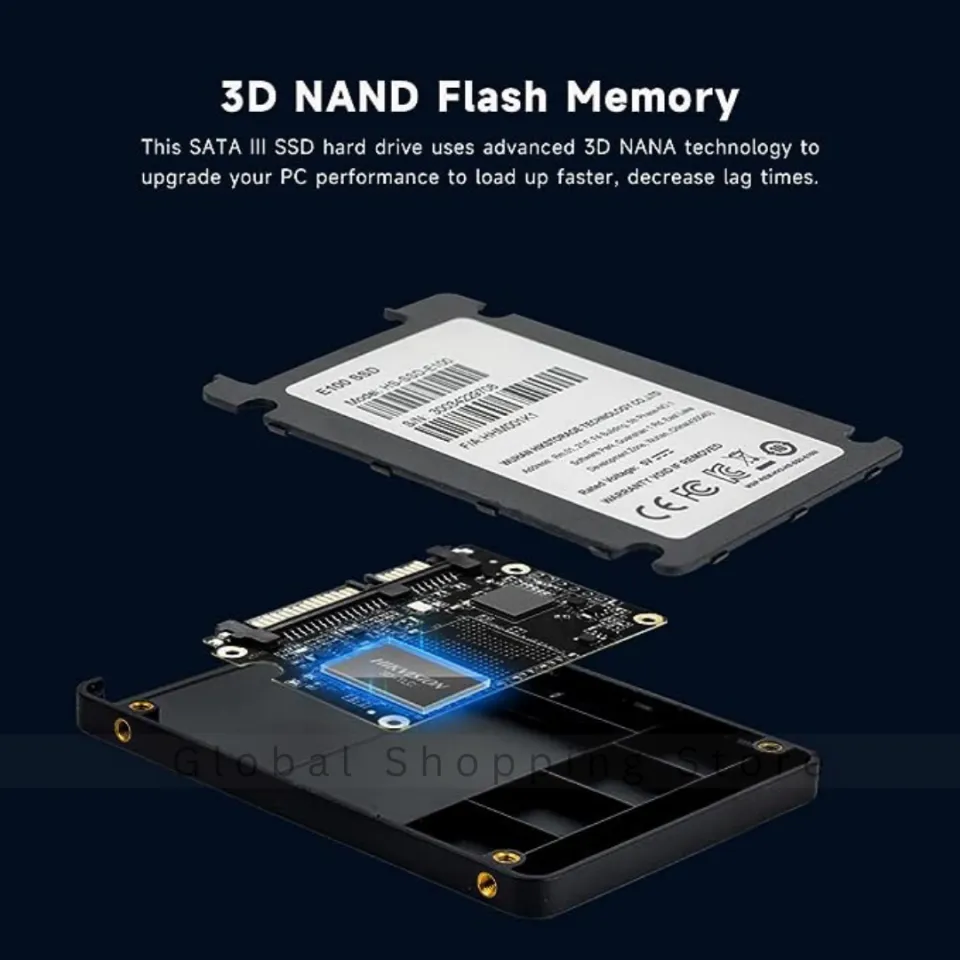 Hikvision / Hiksemi E100 SSD - 128GB - 256GB - 512GB - 1TB - Up to