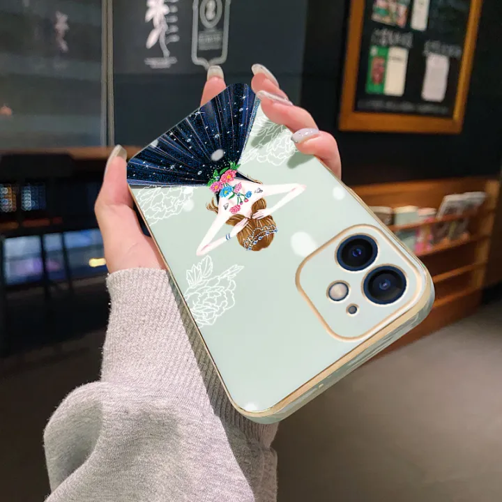 chenyyka%20For%20OPPO%20A92%20Case%20Plating%20Side%20Edge%20Square%20New%20Design%20Clear%20Princess%20Girl%20Phone%20Cases%20Pattern%20Silicone%20Casing%20Full%20Back%20Cover%20Camera%20Protect%20Shockproof%20Softcase%20-%20Image%205