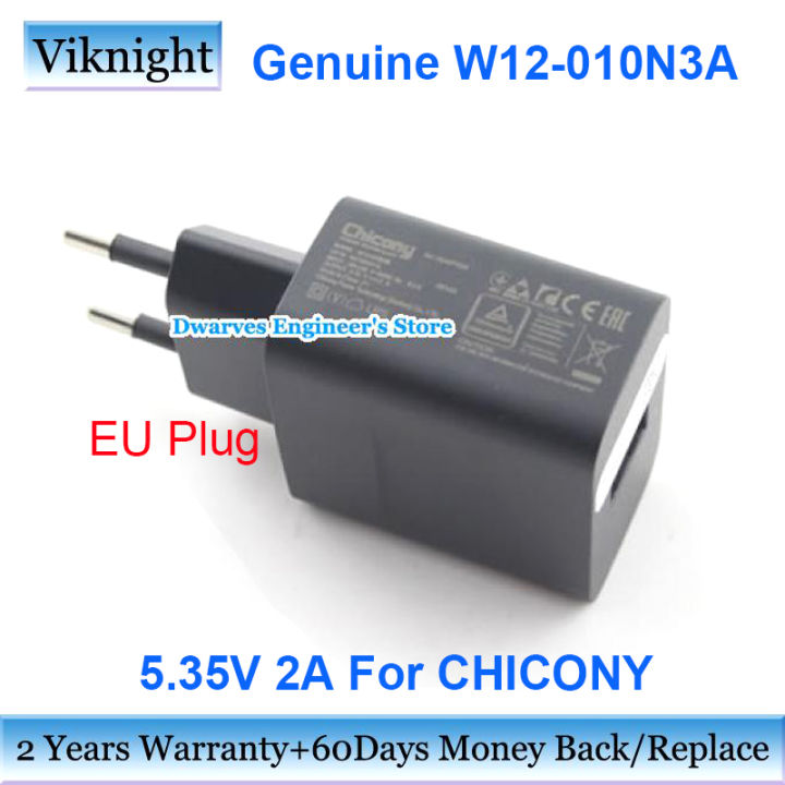 Genuine W12~010N3A 5.35V 2A Chicony Adapter Power Supply for ASUS F Mate Ascend D2 P2 P6 A199 MT1~U06 T100tA Tablet W12~010N3B