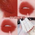 LIPHOP Lip Knight Lip Powder Cream Matte Niche Lipstick Lip Clay Woman Not Easy to Stick Cup Mirror Lip Glaze Lip Gloss. 