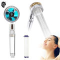 SP Dealz High Pressure Water Saving Shower High-pressure shower head with filter and pause switch Easy Install Handheld Turbocharged Shower Head 360 Degrees Rotating (. 