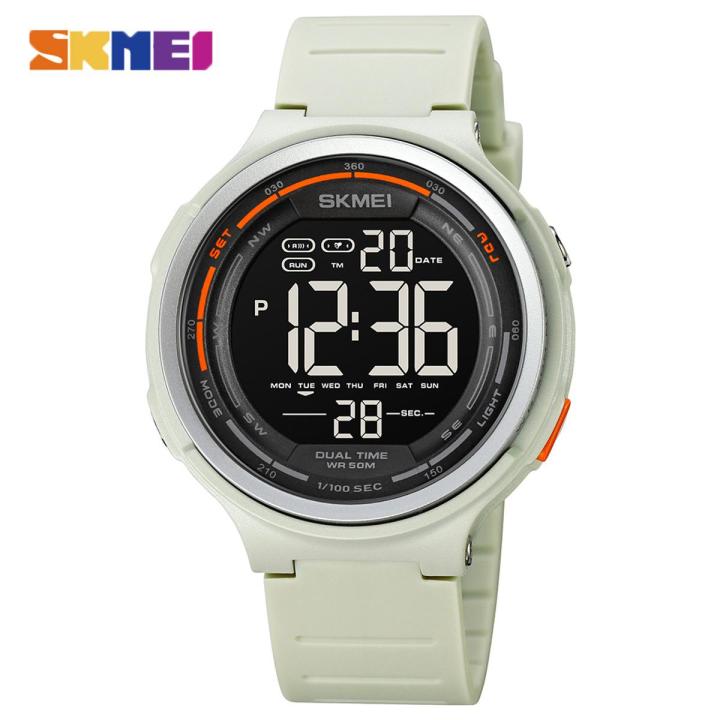 SKMEI Men's Fashion Stopwatch LED Luminous Countdown Waterproof Men's Watch 1841