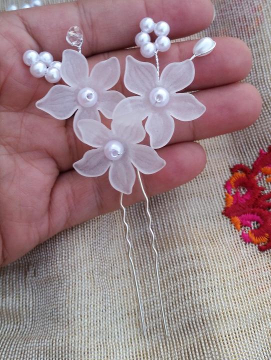 U-Shape%20Pearls%20Flower%20Hair%20Pins%20Wedding%20Bridal%20Hair%20Pins%202%20PCS%20-%20Image%205