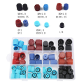 77 Pieces Box Universal Car Air Conditioner Dust Cover Replacement A C System High Low Side Port Caps Replacing Replacement. 