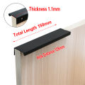 Black Silver Orange Gold Modern Kitchen Door Drawer Handles Cupboard Cabinet Handle Knob Bedroom Hidden Furniture Knobs Pulls. 