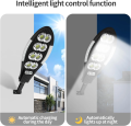 100W Heavy Duty Solar Street Security Light 3 Modes Remote Control | Imported. 