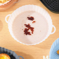 1PCS-Silicone Air Fryer Oven Baking Pan Square Reusable Cake Pan Air Fryer Accessories. 