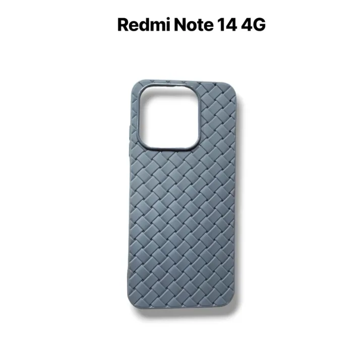 Redmi%20Note%2014%204G%20Back%20Cover%20Premium%20Soft%20Matt%20Woven%20Design%20Protection%20Phone%20Case%20Redmi%20Note%2014%204G%20-%20Image%205