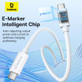 Baseus Thunderbolt 4 Type C Data Cable, USB4 8K60Hz 40Gb/s Full-Function Fast Charging Type-C to Type-C Cable 240W 1m. 