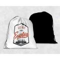 Get Out and Explore Printed Drawstring Bag Travel Customized Personalized Custom Name backpack. 