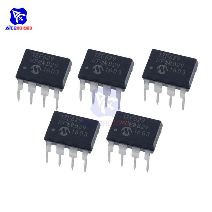 【Universal Car Parts Store】5PCS/Lot IC Chips PIC12F629-I/P 12F629-I/P 12F629  DIP-8 MCU IC MICROCHIP Circuits