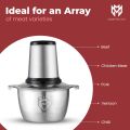 Energy Saving Meat Chopper - Meat Chopper - Stainless Steel Chopper Machine For Meat - Chopper Machine - Powerful Motor With High Speed - Meatgrinder - Multi Functional Chopper - 3 Liter & 2 Liter - Easy To Use. 