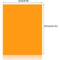 9 Piece Color Correction Colored Overlays Film Lighting Gel Filter for Film,Video,Photo,Stage (Orange). 