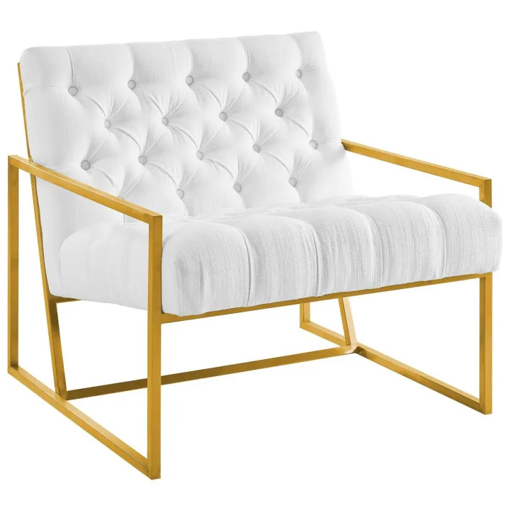 White%20Gold%20Stainless%20Steel%20Upholstered%20Fabric%20Accent%20Sofa%20-%20Single%20Seater%20Sofa%20with%20Arms,%20Upholstered%20Comfort,%20Stylish%20Couch%20for%20a%20Comfortable%20Living%20Room%20-%20Image%203