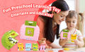 Talking Flash Cards -  Montessori Educational Toys - Talking Flashcards Learning Machine - Flash Cards For Kids Toddlers- Talking Flash Cards Educational Toys. 