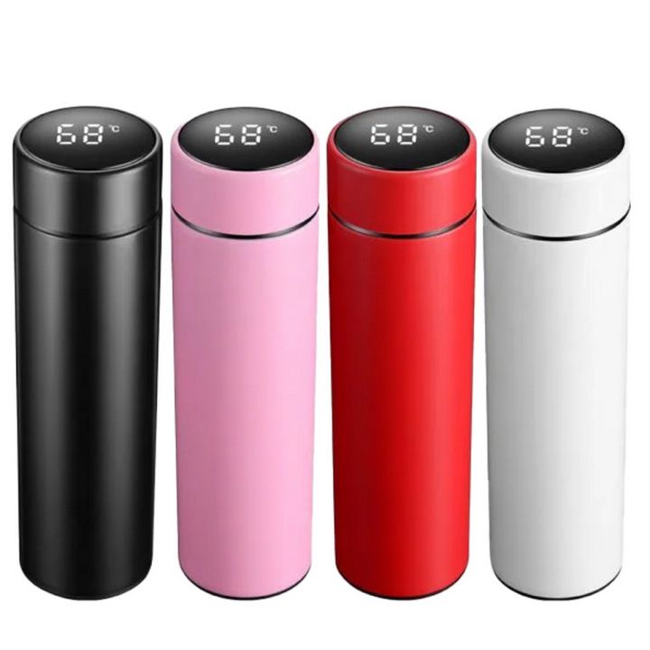 500ML Smart Thermos Water Bottle Led Digital Temperature Display