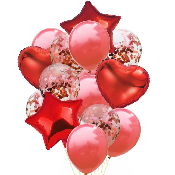 14Pcs%20Balloons%20Decoration%20Set%20(Star%20Shaped,%20Heart%20Shaped,%20Confetti%20Filled%20transparent%20Balloons%20and%20Latex%20Party%20Balloons)%20for%20Happy%20Birthday%20theme,%20wedding%20Anniversary,%20welcome%20Party,%20Baby%20shower,%20Bridal%20Shower%20and%20other%20events.%20-%20Image%202