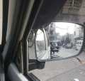 Suzuki Mehran Side Mirrors Wide Angle (2 Pcs) Convex Mirror (Black). 