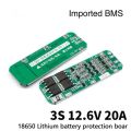 3S 20A BMS 11.1V to 12.6V 18650 Li-ion Lithium Battery BMS Protection board With Balance Function 3s 20a bms by Electrica - 3S 20A BMS for lithium Ion 12v battery | 18650 cell protection board | bms for 3.7V vell. 