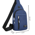 Bagzillas: Mens Womens Sling Bag Chest Shoulder Backpack For Men Women 14.0 inch Fanny Pack Cross body bags for Men Travel Sport Cross body bags for girls. 