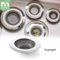 【FUN LIVE】 Homenhome Stainless Steel Sink Filter Kitchen Sewer Sink Garbage Strainer Kitchen Sink Stainless Steel Anti Blocking Mesh Plug. 