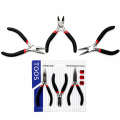 3Pcs Jewelry Pliers Set – Long Nose, Round Nose & Side Cutter Pliers for DIY Crafts, Beading, Jewelry Making & Repair Tools. 
