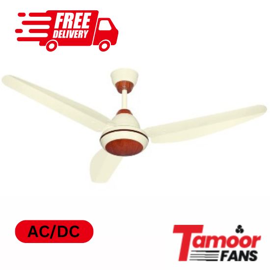 Tamoor Ceiling Fan AC/DC Solar Fan - Executive Model - Energy Saver ...