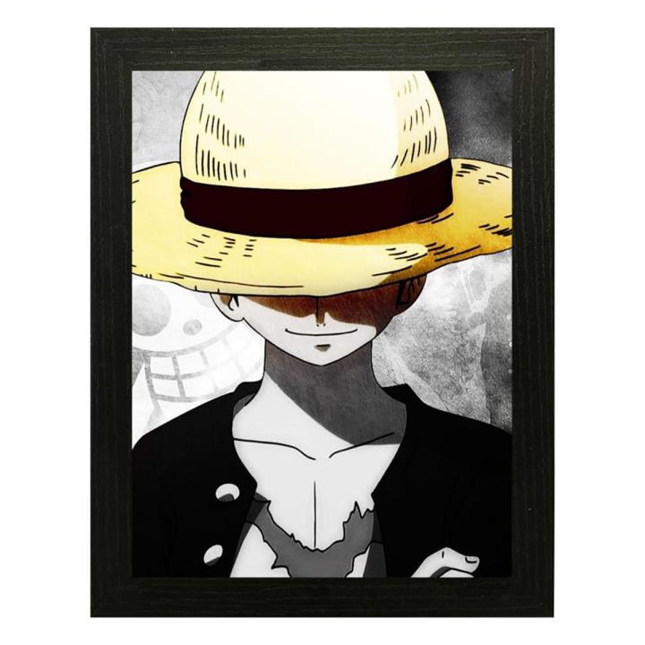 One Piece Anime Poster Frame, Framed Anime Luffy Posters - Raqeeq OFD122