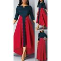 Ghazi fabric Stitched Linen Tail Frock. 
