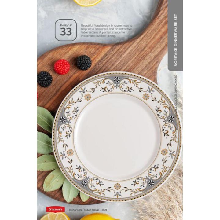 Nori Take#33 Melamine Dinner Set Including Stainless Steel Cutlery 80 PCs DG