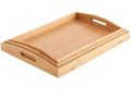 Wooden Serving Tray Tea Trays with handles, Tea Coffee Food Platter Tray Set (Set of 3). 