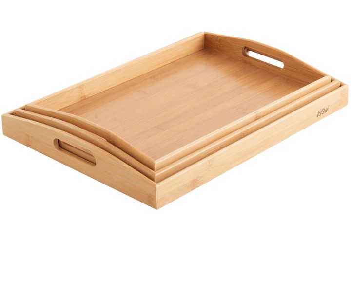 Solid%20Bamboo%20Wood%20Serving%20Tray,%20Tea%20Coffee%20Food%20Platter%20Tray%20Home%20Decoration%20(Set%20of%203)%20-%20Image%202