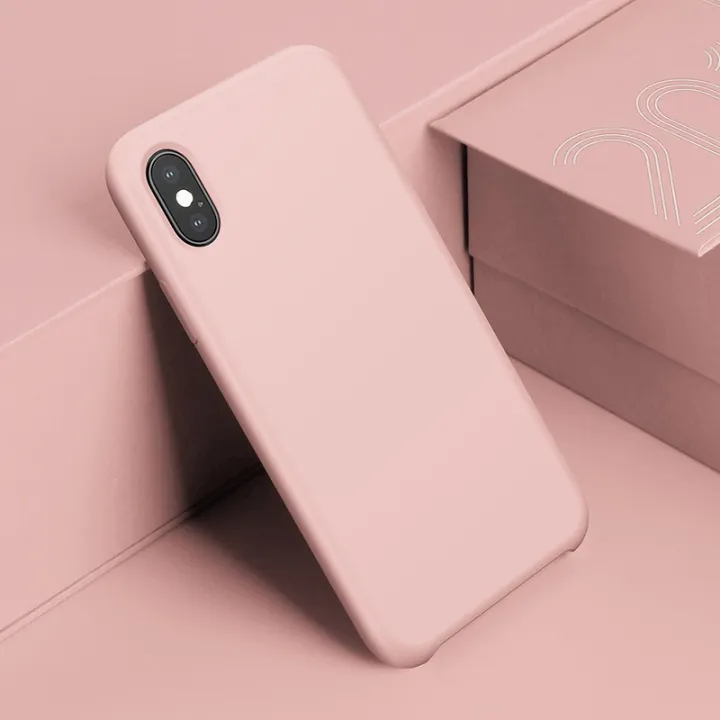 BASEUS%20%20iPhone%20XS%20MAX%20LSR%20Case%20Smooth%20Soft%20Shockproof%20Silicone%20case%20-%20PINK%20-%20Image%205