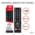 Universal Remote Control for Toshiba TVs Replacement Remote for All Toshiba LCD LED 3D HDTV 4K UHD Smart TV Remotes Sun L1625V. 