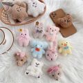Cartoon Plush Universal Mobile Phone Ring Holder Cute Cellphone Stand Holder Foldable Grip Socket For Iphone Samsung Accessories. 