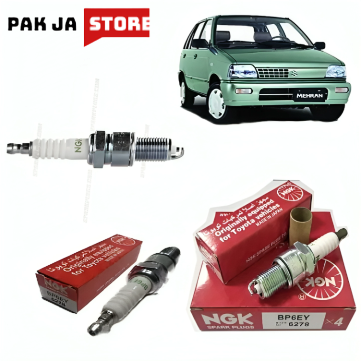 PakJAStore NGK Spark Plugs Model no: BP6EY Stock No: 6278 (4 piece)