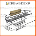Multipurpose Bathroom Accessories shelf Wall Mounted Organizer Shampoo Storage Rack holder. 