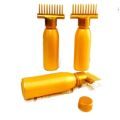 Golden Hair Oil Applicator Comb Bottle | Easy-to-Use Hair Care Oil Dispenser for Men & Women | 130ml. 