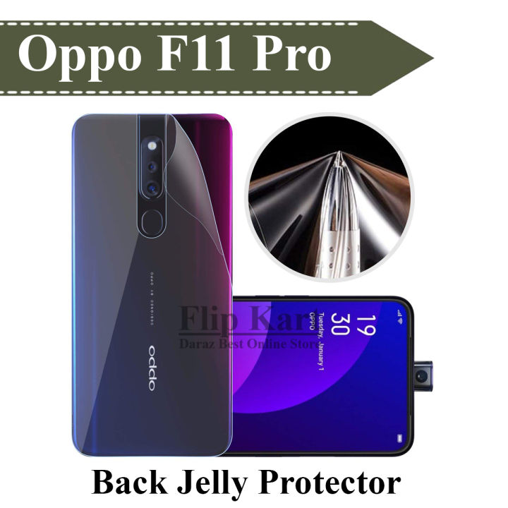 Oppo F11 Pro Back Jelly Protector Clear Soft Protection Film Transparent Hydrogel Film For Oppo F11 Pro
