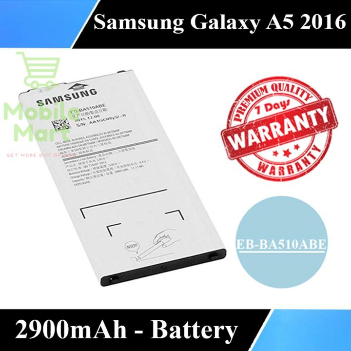 Samsung Galaxy A5 2016 Battery EB-BA510ABE Replacement Premium Quality 2900mAh For Samsung Galaxy A5 2016