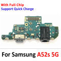 USB Charging Dock Jack Plug Socket Port Connector Charge Board Flex For Samsung A72 A52 A22 A32 4G 5G A52S 5G A02 02D A73 A34. 